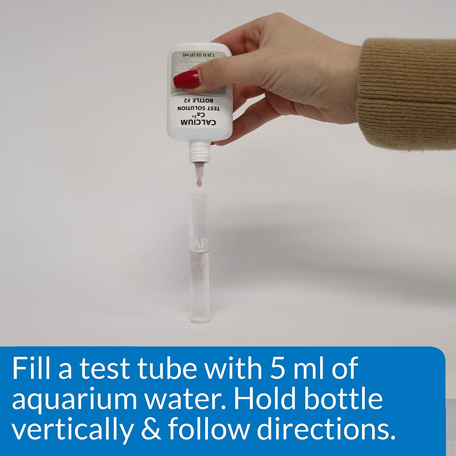 API Calcium Test Kit Saltwater Aquarium Water 1Count Test Kit 